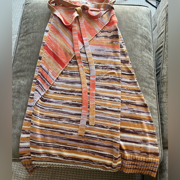 Jonathan Simkhai Space Dye Matching Set (Knit Tank Wrap Raelle Skirt) - Picture 8 of 11